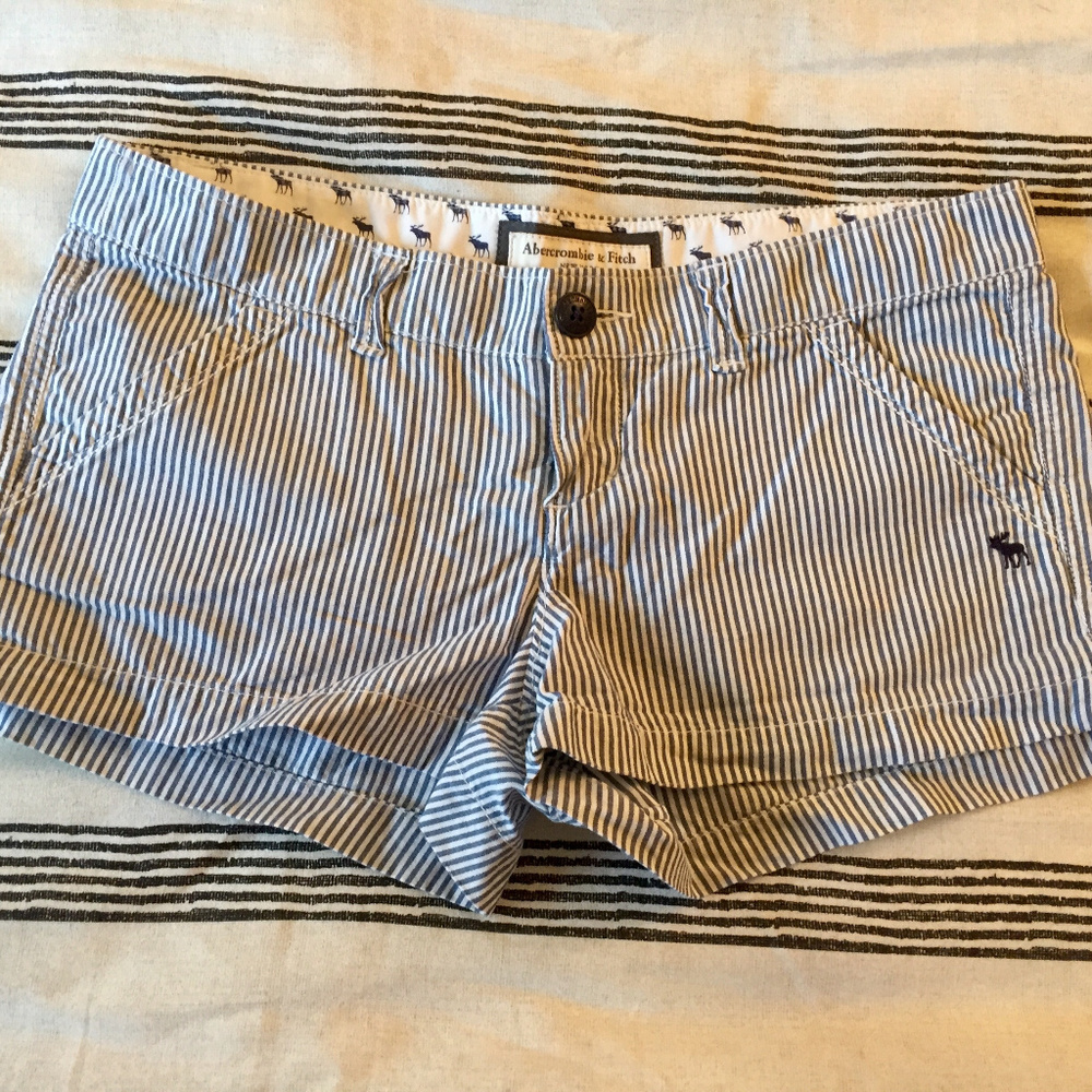 Abercrombie & Fitch Pinstripe Shorts
